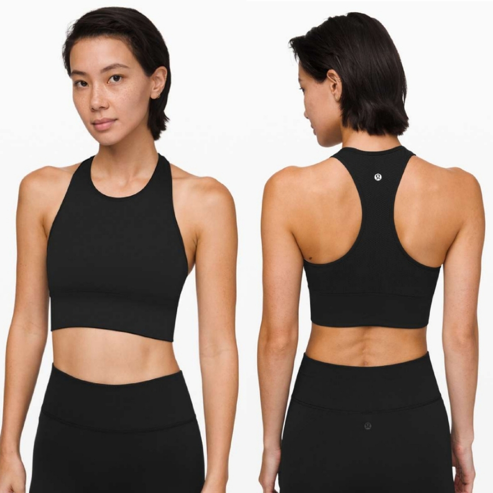 NWT Lululemon Ebb to Train Bra Black